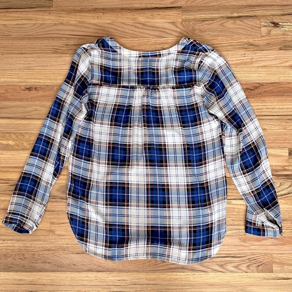 Stitch Fix SKIES ARE BLUE plaid shirt - Picture 3 of 6